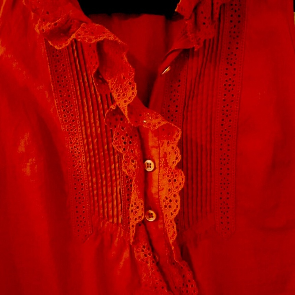 J.Crew Sleeveless Ruffle Top - Picture 3 of 4